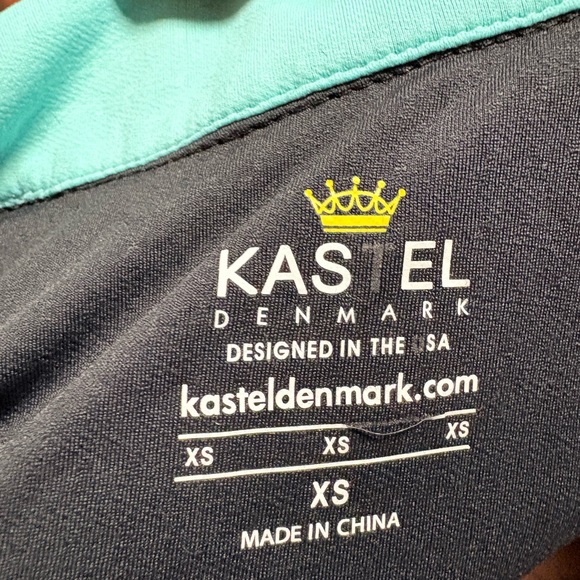 Kastel Denmark Black Long Sleeve Top with Blue Zipper - Picture 8 of 10